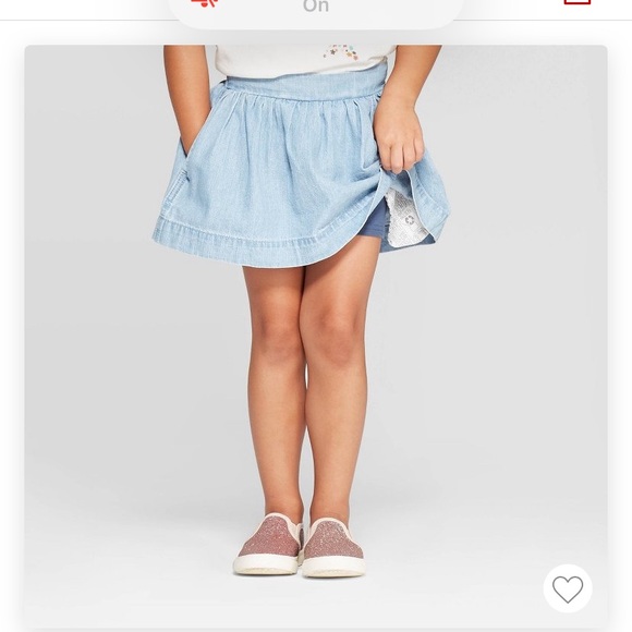 Cat & Jack Other - Cat & Jack 4T denim jean skort!